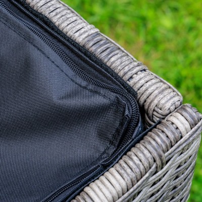 Сундук для хранения KARL 120 с колёсиками, серый