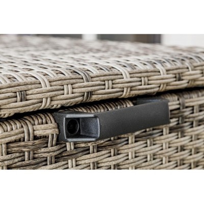 Сундук для хранения KARL 120 с колёсиками, серый