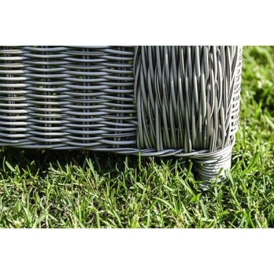 Диван садовый плетеный из искусственного ротанга SUNSTONE 3-х местный