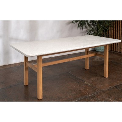 Стол обеденный из тика TALARA 200 см