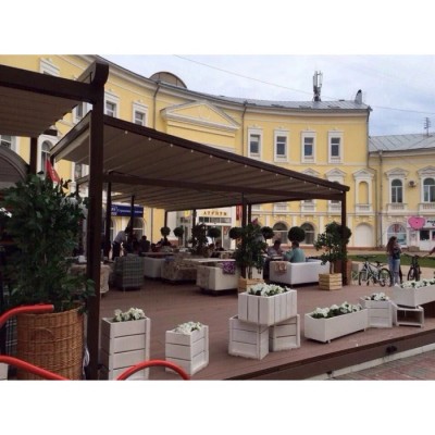 Террасная доска из ДПК Deckron 153х4000мм, Серый