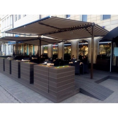 Террасная доска из ДПК Deckron 153х4000мм, Венге