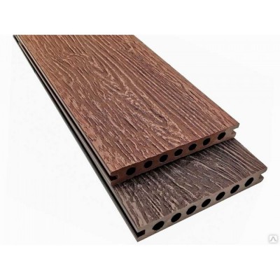 Террасная доска из ДПК Nautic Prime Retro Wood 150х4000мм, Коричневый Террасная доска из ДПК Nautic Prime Retro Wood 150х4000мм, Коричневый