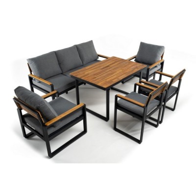 Диван из алюминия TOPA 3-х местный Диван из алюминия TOPA 3-х местный