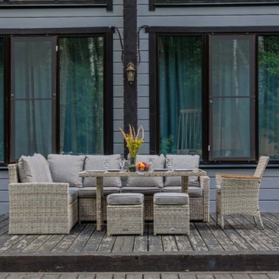 Угловой комплект мебели ZORRO WOOD, бежевый