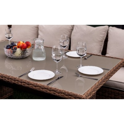 Угловой комплект мебели ZORRO PLUS DOUBLE, коричневый