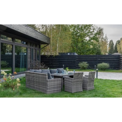 Угловой комплект мебели ZORRO PLUS DOUBLE, серый