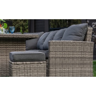 Угловой комплект мебели ZORRO PLUS DOUBLE, серый