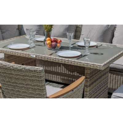 Угловой комплект мебели ZORRO WOOD DOUBLE, бежевый