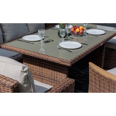 Угловой комплект мебели ZORRO WOOD DOUBLE, коричневый