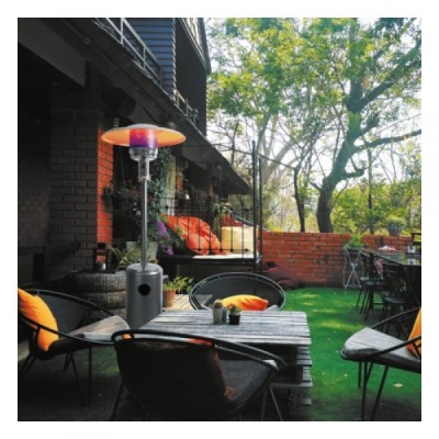 Уличный газовый обогреватель Aesto A-01T античный серый